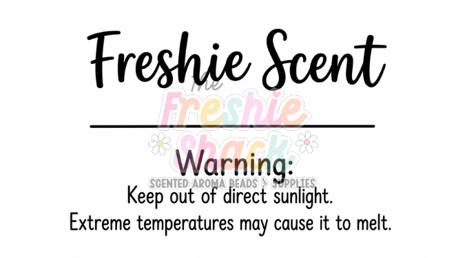 Freshie Scent Label -Thermal Label 2.25x1.25