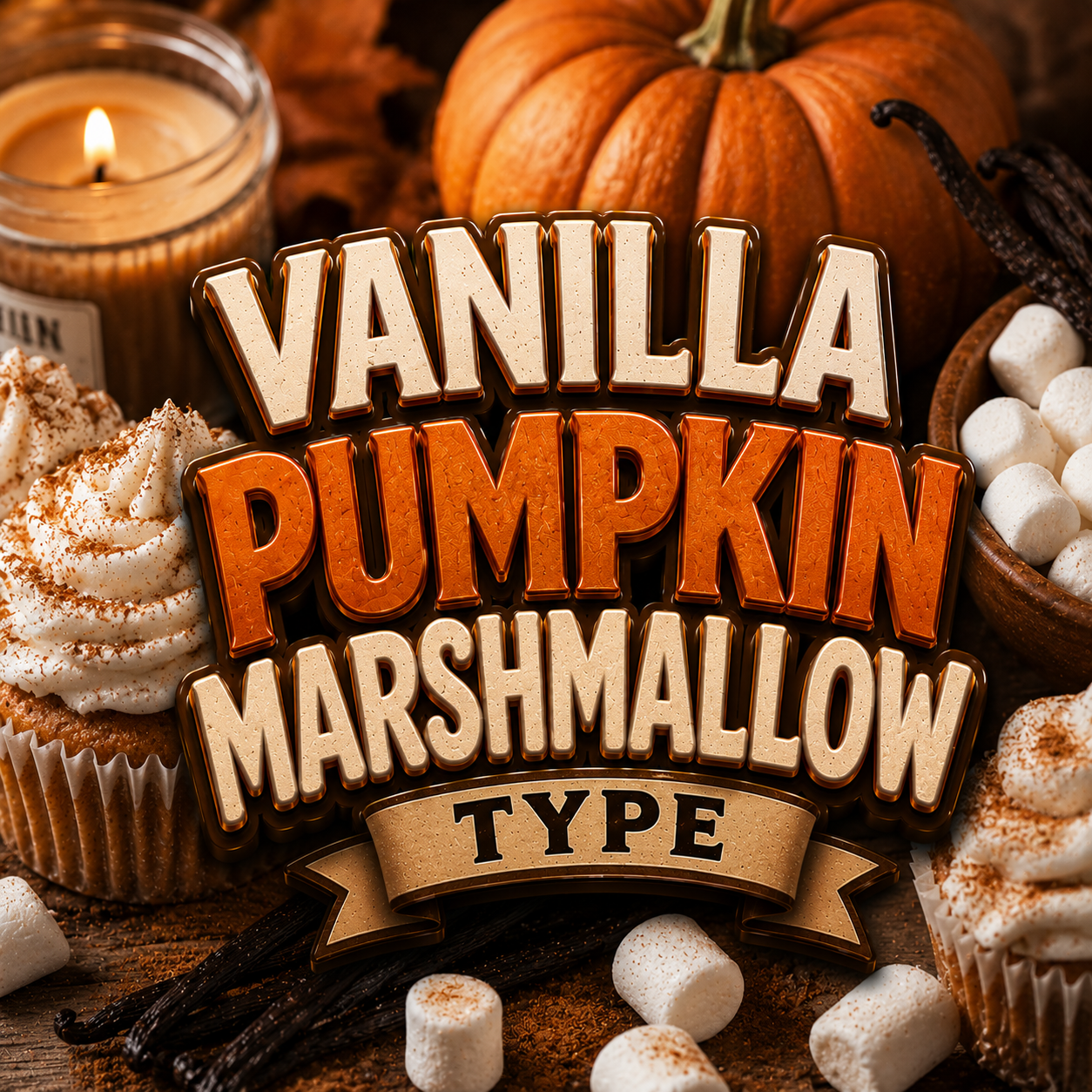Vanilla Pumpkin Marshmallow Type