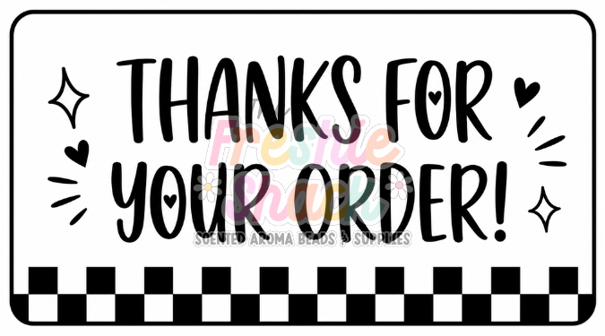 Thank you-Thermal Label 2.25x1.25
