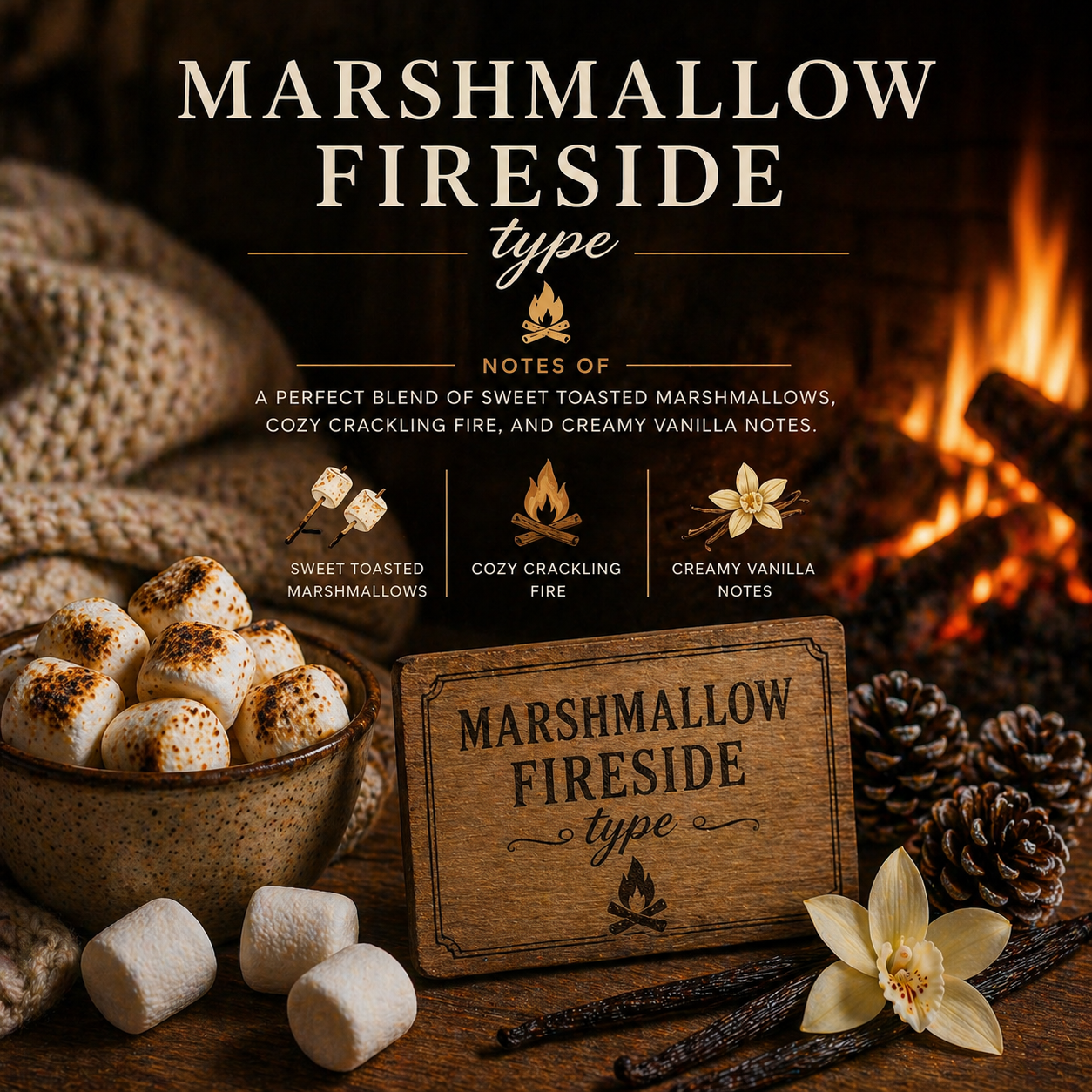 Marshmallow Fireside Type