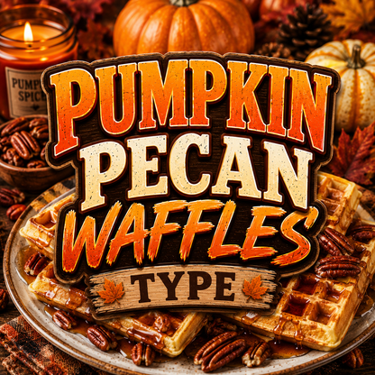 Pumpkin Pecan Waffles (Type)