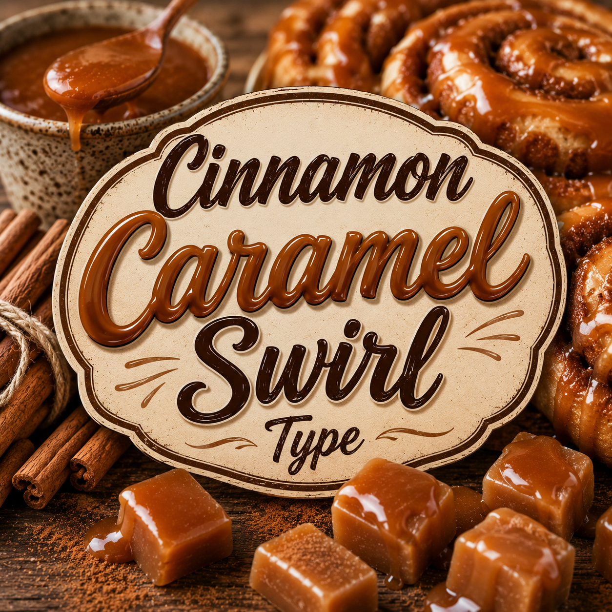 Cinnamon Carmel Swirl