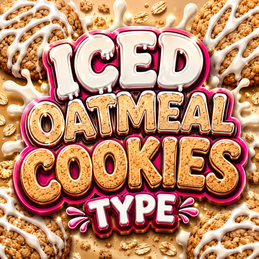 Iced Oatmeal Cookies Type