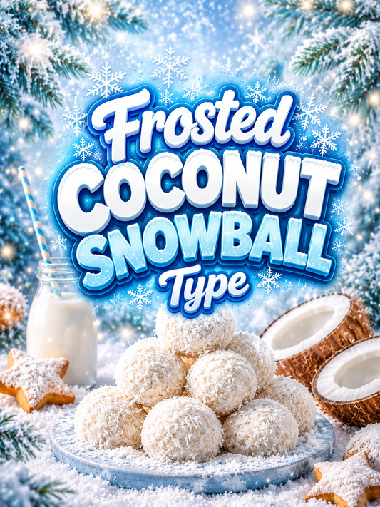 Frosted Coconut Snowball Type