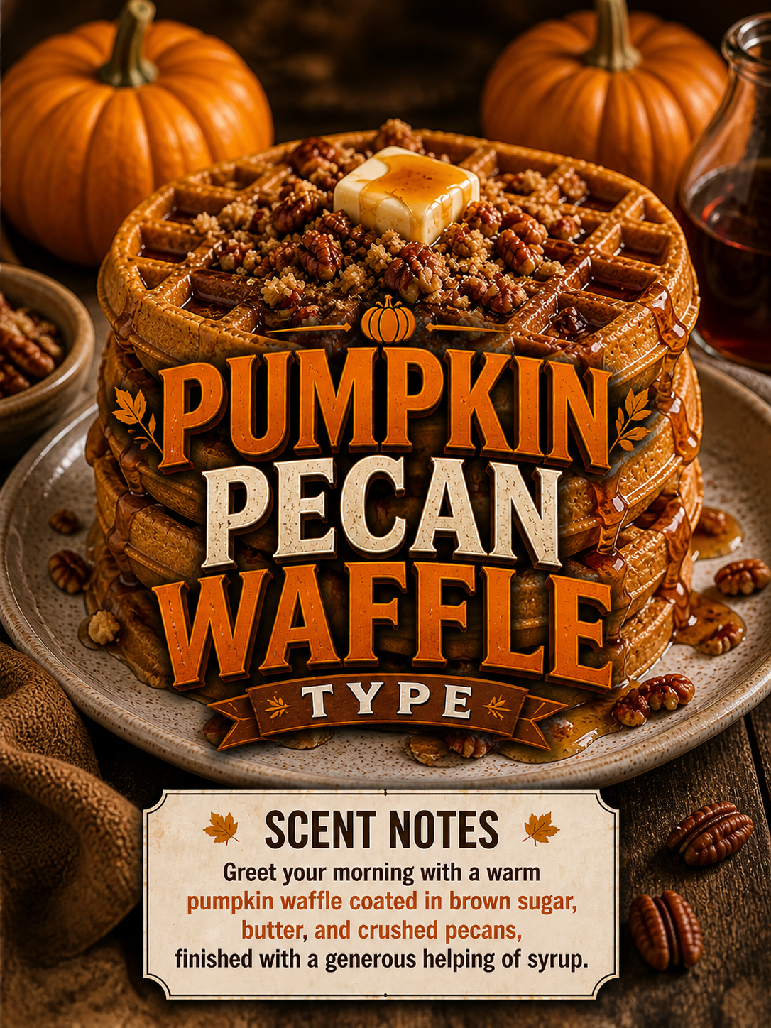 Pumpkin Pecan Waffle (Type)