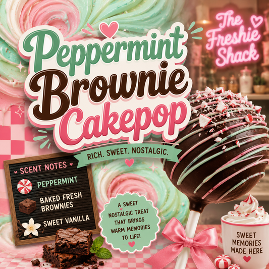 Peppermint Brownie Cakepop