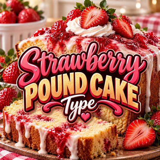 Strawberry Pound Cake Type