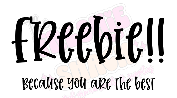 Freebie Thermal Label 2.25x1.25