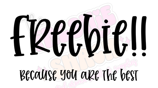 Freebie Thermal Label 2.25x1.25