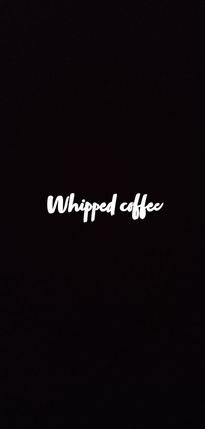 Whipped Coffee